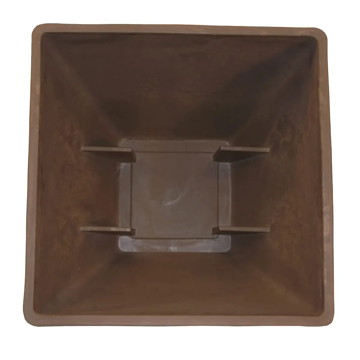 RTS Home Accents 16" Square Garden Planter for Indoor or Outdoor Gardening, Oak - Weather-Resistant & Stylish - view 3