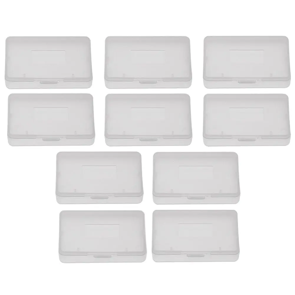 Zerone 10pcs Transparent Anti Dust Cartridge Game Case Box for GBA | Compact & Durable - main product image