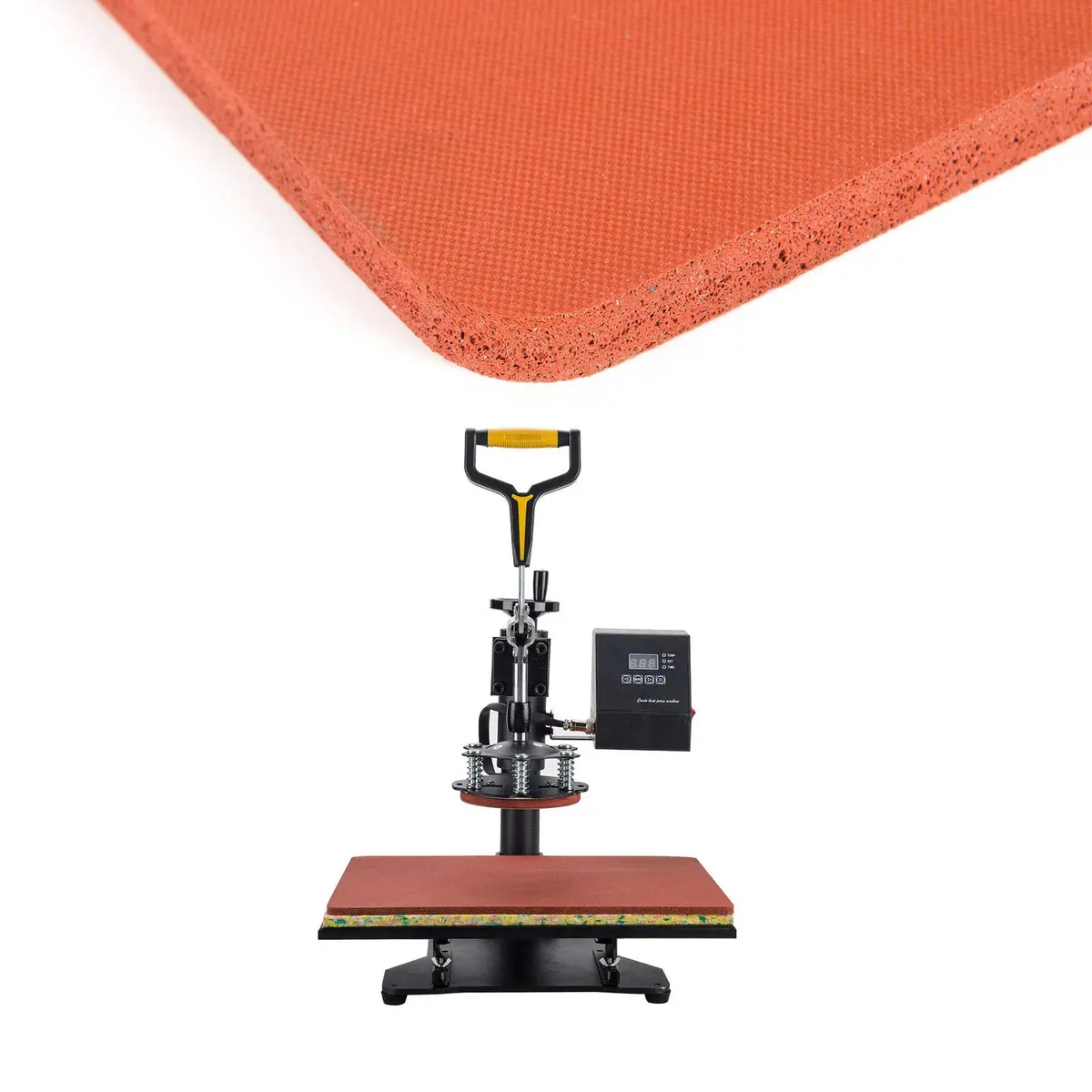 Soply 12" x 15” Thickest (.33") Silicone Heat Press Pad Mat for Heat Transfer Machine Press Replacement Pad - view 7