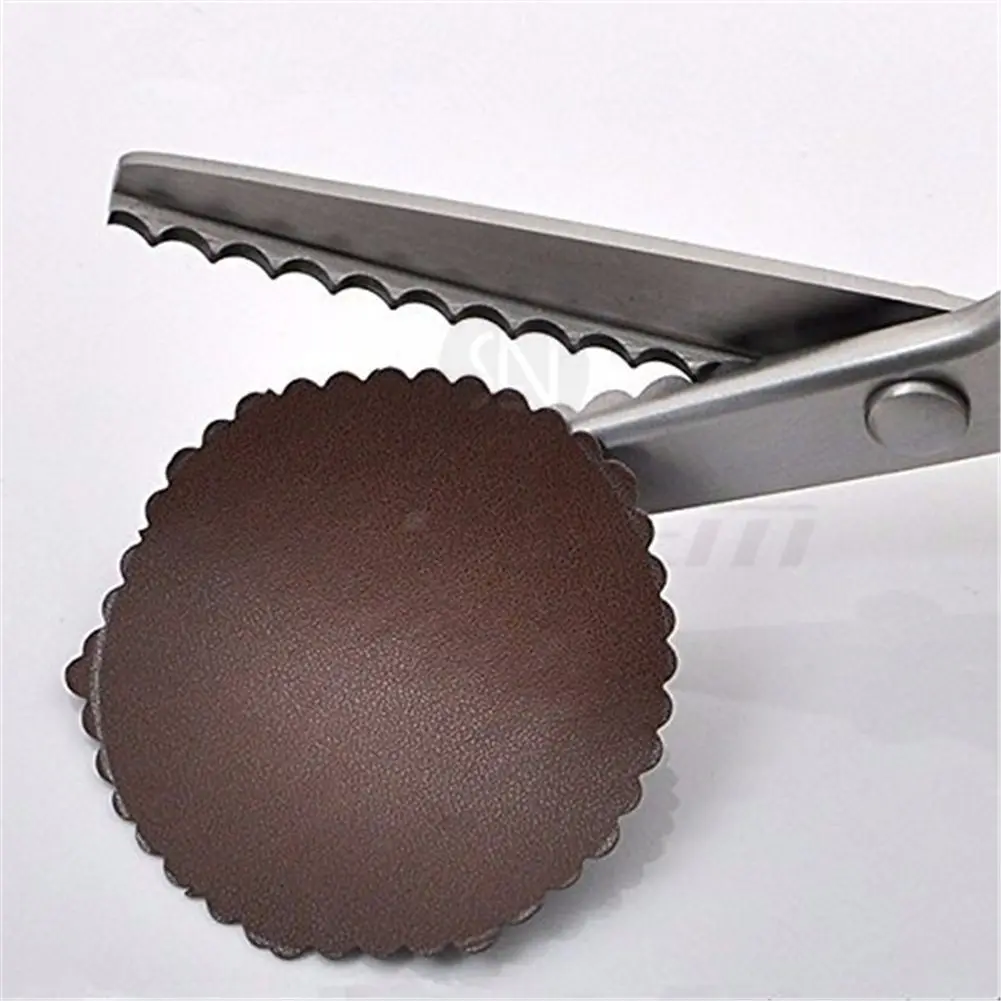 Price Xes Fabric Pinking Shears - Serrated Scalloped Stainless Steel for Sewing & Crafts | 7mm - view 4