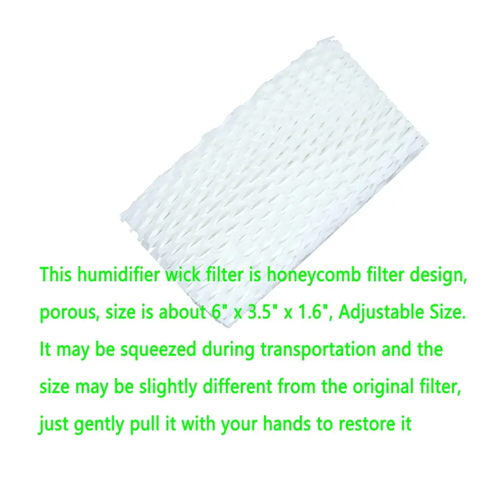 Mumaxun 3-pack Replacement Humidifier Wick Filters WF813 | Compatible with Cool Mist Humidifiers in India - view 6