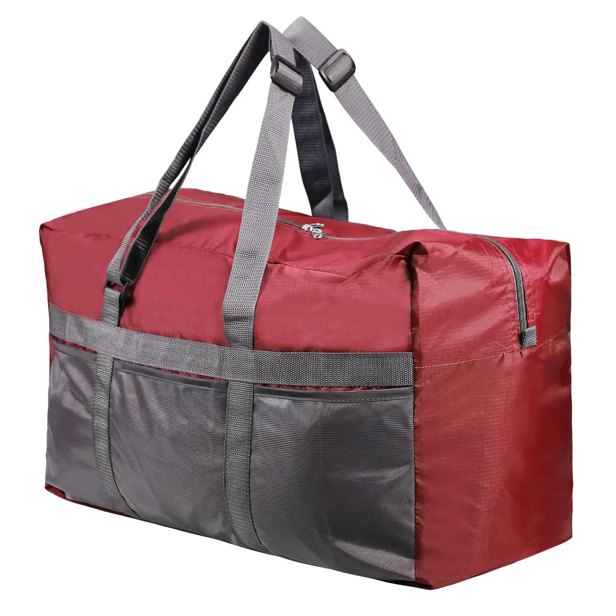 REDCAMP 75L Extra Large Travel Duffle Bag Lightweight Waterproof, Wine Red | Water-Resistant & Foldable for Travel & Outdoor Use - main product image