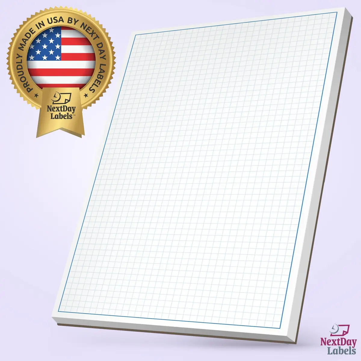 NextDayLabels Blueprint Graph Paper Pad 8.5x14 | 50 Sheets for Engineering & Drafting - view 9