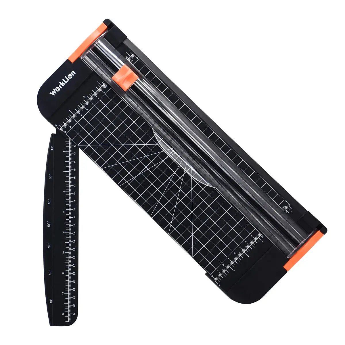 WORKLION Paper Cutter - A4 Craft Cutter with Security Blade, 12 inch Black Office Paper Trimmer - main product image
