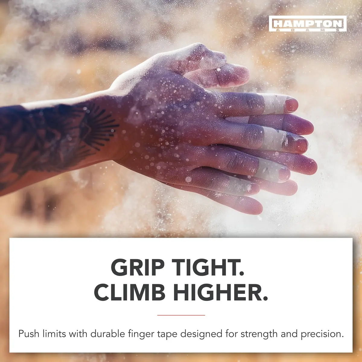 Hampton Adams Pro Finger Tape 360 ft (109.7 m) | Non-Slip Grip for BJJ, Climbing & Volleyball - view 7