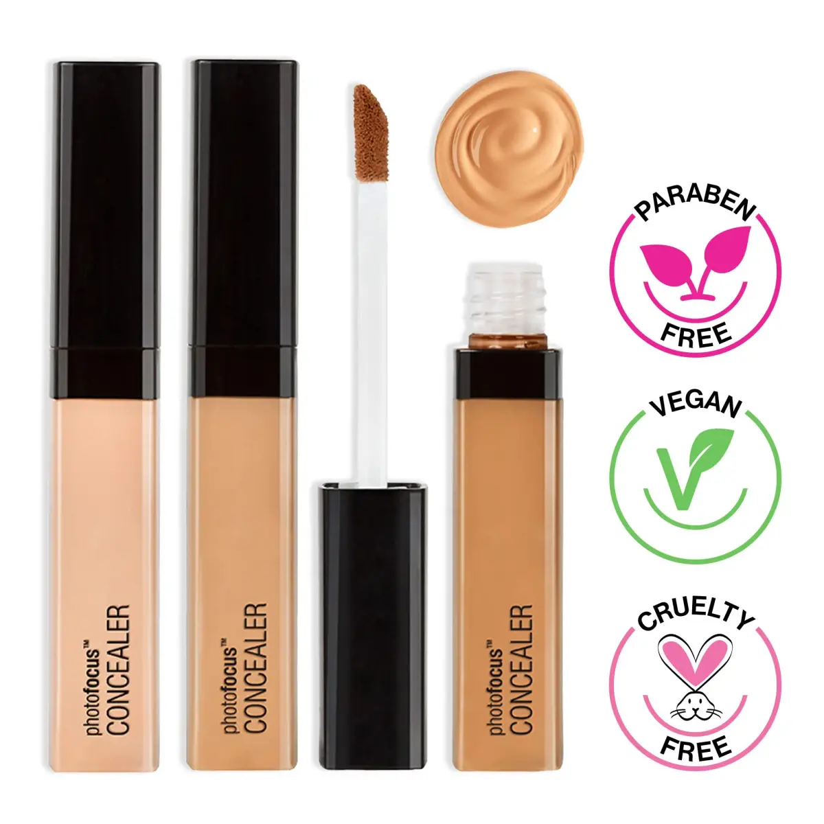 wet n wild Photo Focus Concealer Fair Beige 10ml (0.33 Fl Oz) | Brightens Skin Instantly - view 4