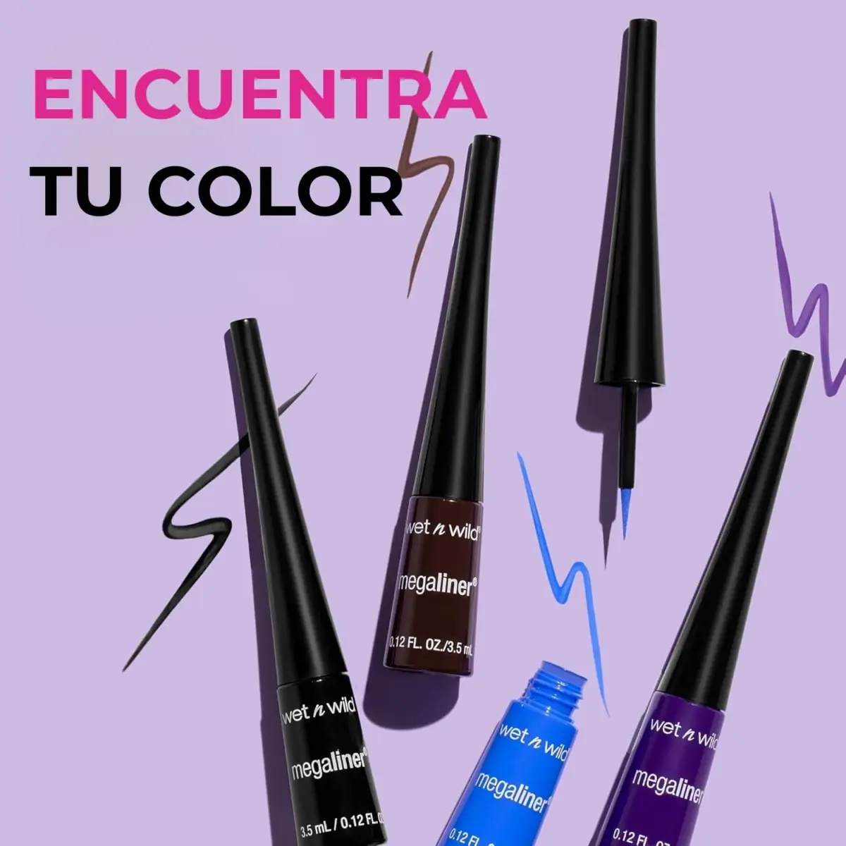 wet n wild MegaLiner Liquid Eyeliner - Cosmic Black | Metallic Finish - view 2