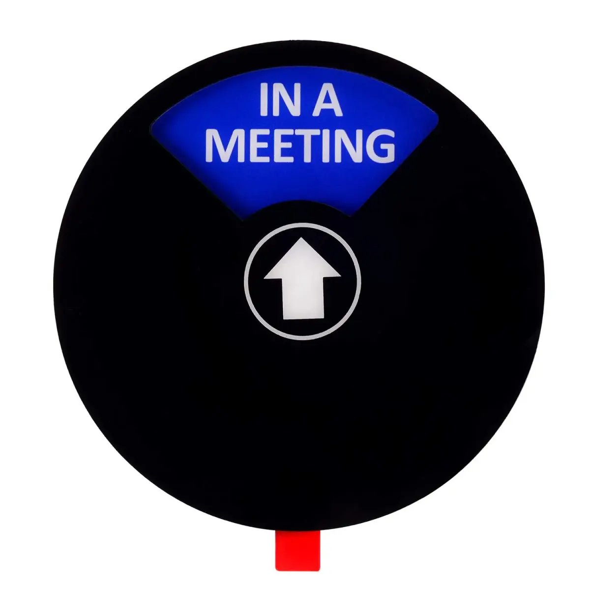 Kichwit Black Privacy Sign for Office Door, 5 Inch (12.7 cm) | 4-Status Sliding Sign - view 6