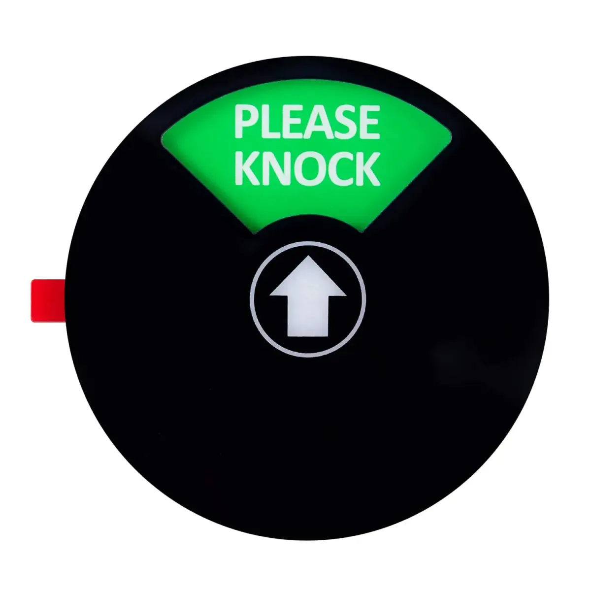 Kichwit Black Privacy Sign for Office Door, 5 Inch (12.7 cm) | 4-Status Sliding Sign - view 8