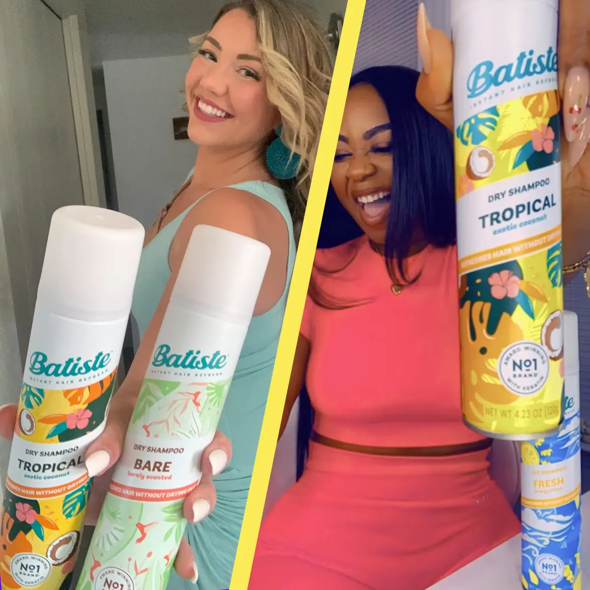 Batiste Tropical Dry Shampoo Spray 188ml (6.35 OZ) | Refreshes Hair & Absorbs Oil Instantly - view 6