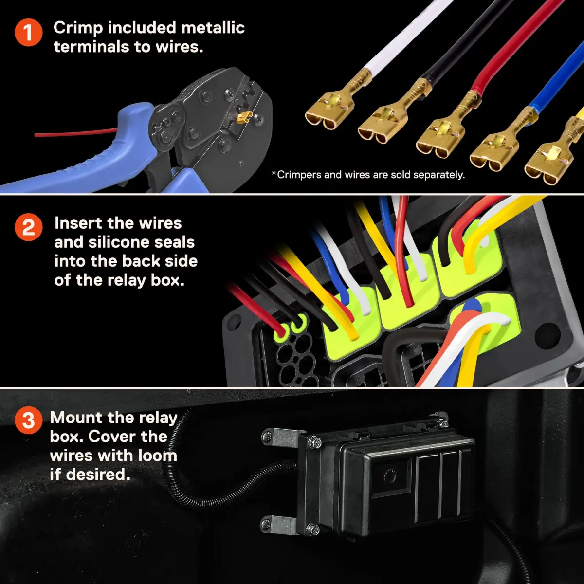 True MODS 12V Automotive Waterproof Fuse Relay Box with 6 Relays & 10 Fuses | IP65 Rated for Off-Road & Marine Use - view 6
