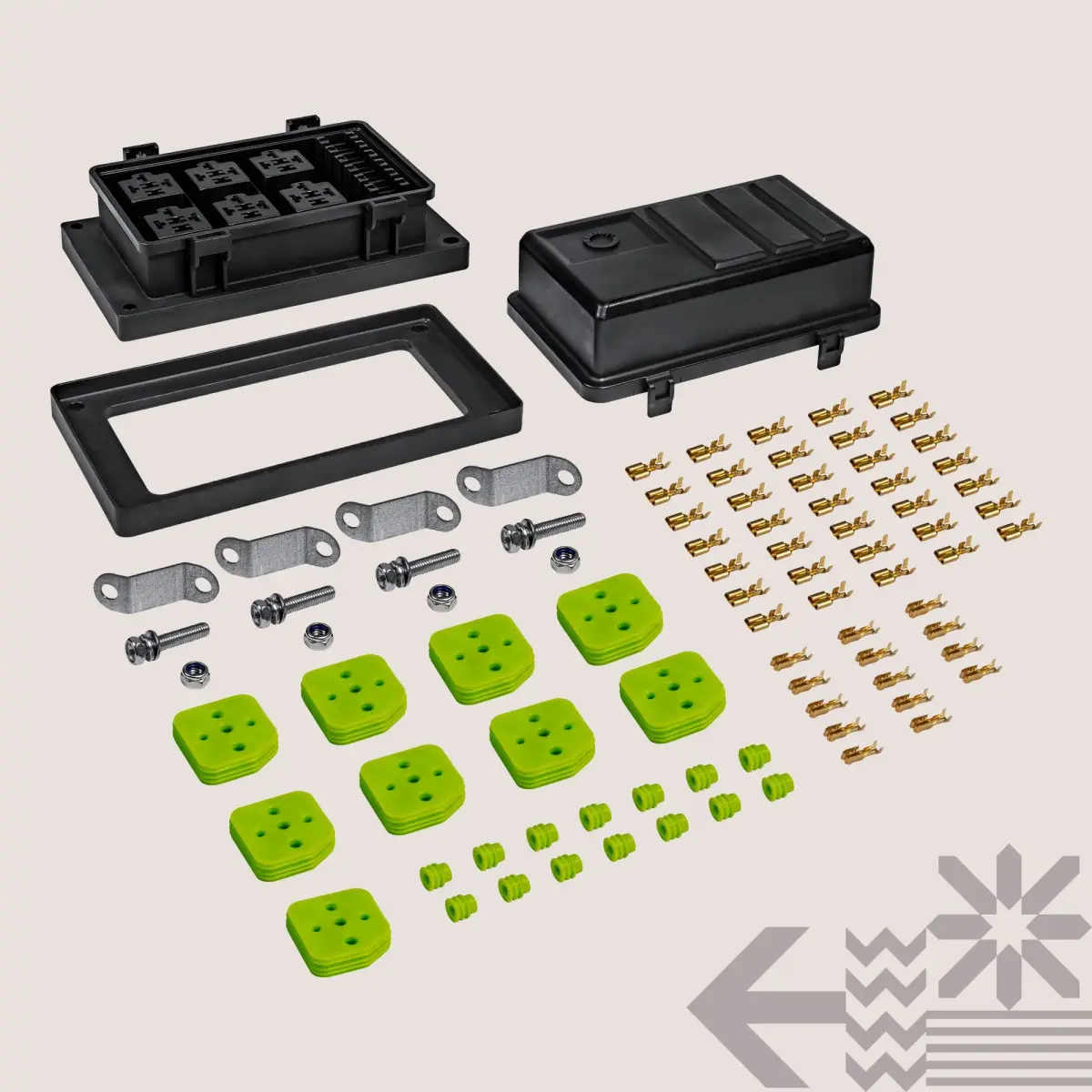 True MODS 12V Automotive Waterproof Fuse Relay Box with 6 Relays & 10 Fuses | IP65 Rated for Off-Road & Marine Use - view 8