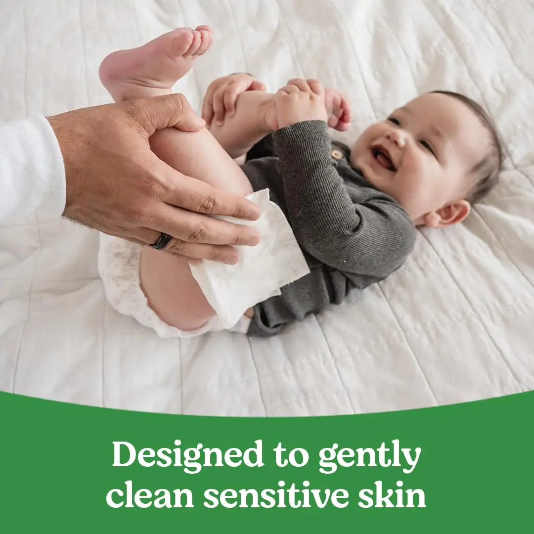 Huggies Natural Care Sensitive Baby Wipes Unscented 352 Wipes | Hypoallergenic, pH Balanced, Plant-Based - view 2