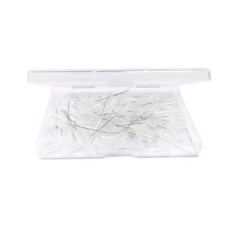 SANANTS 27 Gauge 1in Blunt Tip Dispensing Syringe Needles, Clear 50 PCS | Precision Applicators for Lab & Crafts - view 3