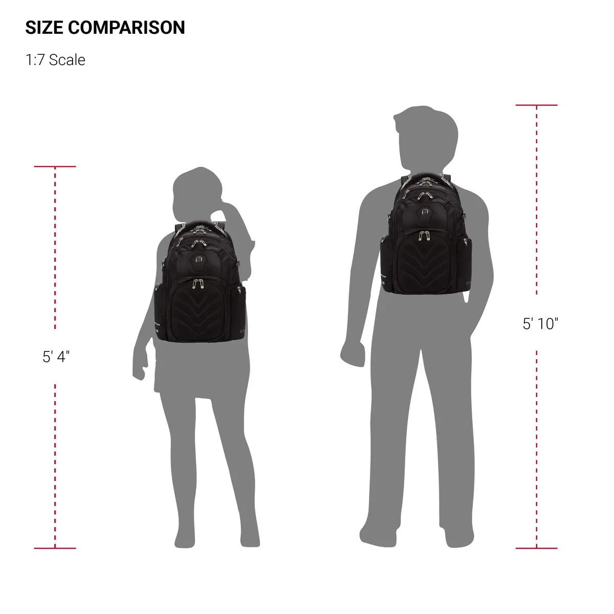 SwissGear 5709 ScanSmart Laptop Backpack | Fits Most 15 Inch Laptops & Tablets, TSA-Friendly, Water-Resistant - view 6