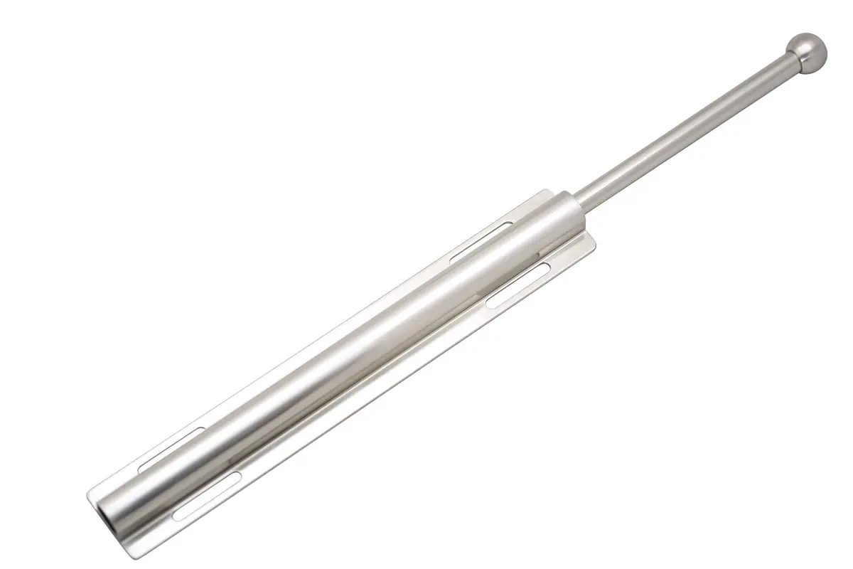 H. Bowes 12" Valet Rod Satin Nickel 32.79cm (12.91") | Extends 22.86cm (9") - main product image