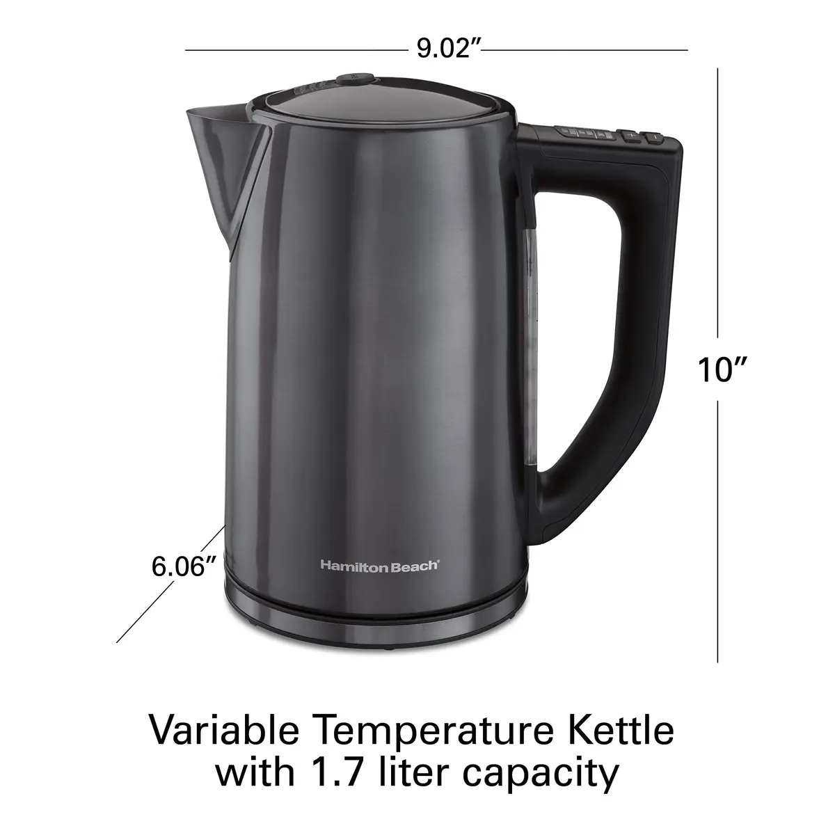 Hamilton Beach Temperature Control Electric Tea Kettle 1.7L | Precise Temp & Keep Warm - view 7