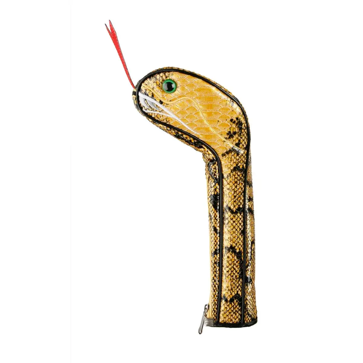 Sahara Yellow Snake Driver Headcover for Golf Clubs | Fits 460cc Drivers with Zippered Closure - view 4