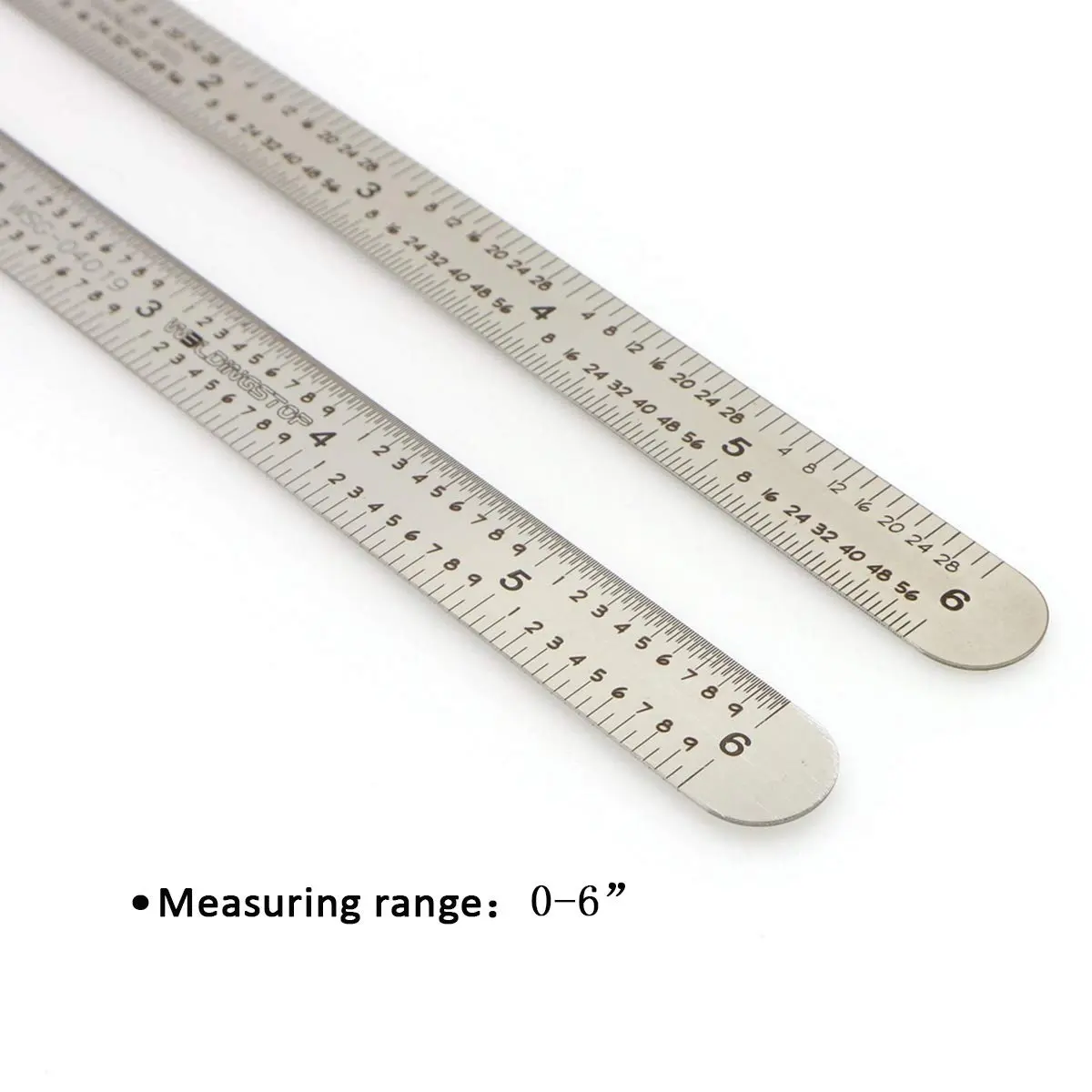 WeldingStop 6 inch (15 cm) Machinist Ruler | Flexible Stainless Steel Rule with 5R Graduations - view 3