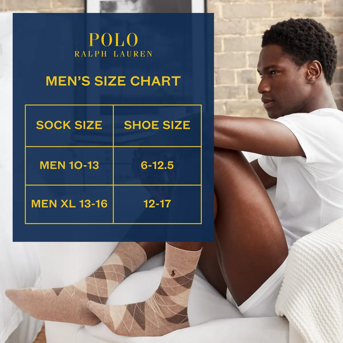 POLO RALPH LAUREN Men's Assorted Pattern Dress Crew Socks, 4 Pairs | Soft Cotton Blend, Classic Patterns, All-Day Comfort - view 6