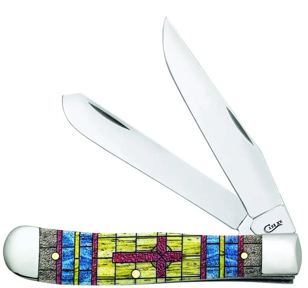 Case Pocket Knife Trapper 4 1/8 Inches | Stainless Steel Blade for Outdoors & Hunting - main product image