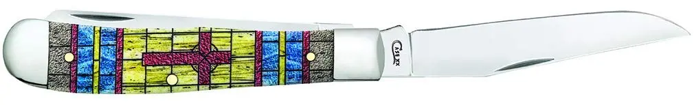Case Pocket Knife Trapper 4 1/8 Inches | Stainless Steel Blade for Outdoors & Hunting - view 4