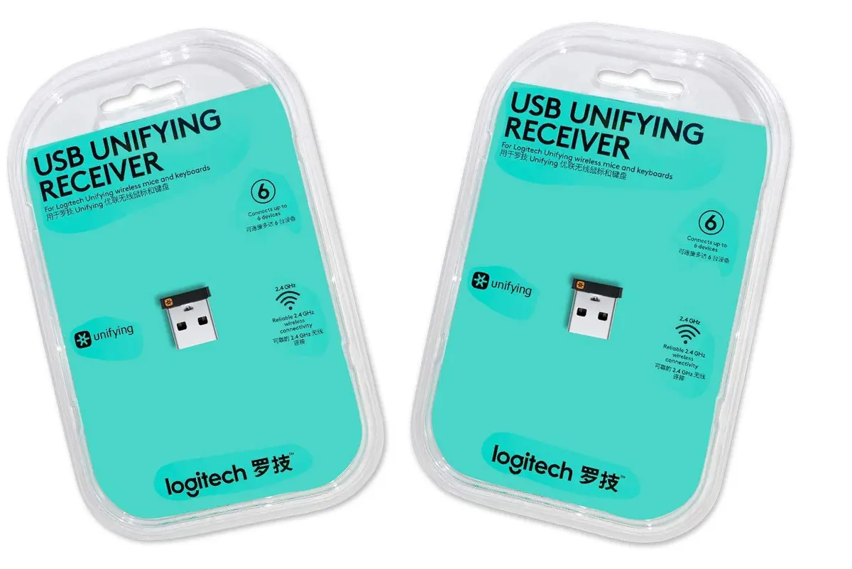 Logitech USB Unifying Receiver - 2 Pack | Compatible with Logitech Wireless Devices - view 5