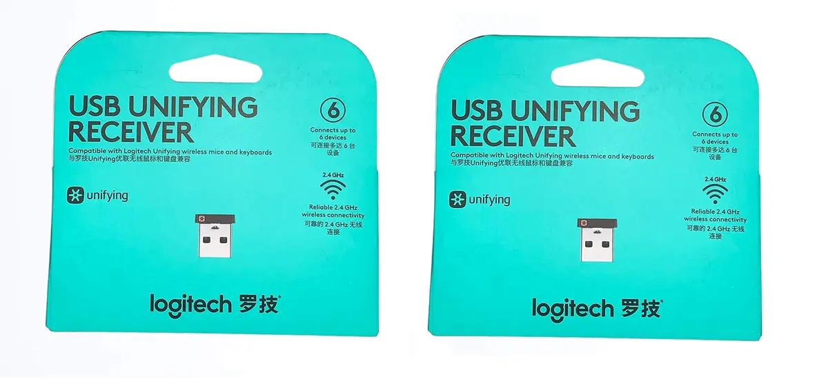 Logitech USB Unifying Receiver - 2 Pack | Compatible with Logitech Wireless Devices - view 7