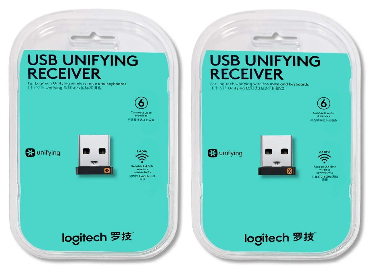 Logitech USB Unifying Receiver - 2 Pack | Compatible with Logitech Wireless Devices - view 4
