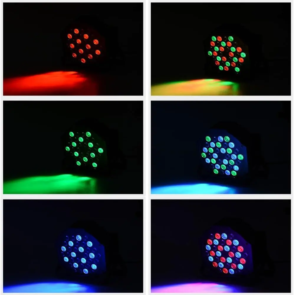 Litake Stage Par Lights, RGB 36 LED 2 Pack | Sound Activated, DMX & Remote Control (70-120 chars) - view 3