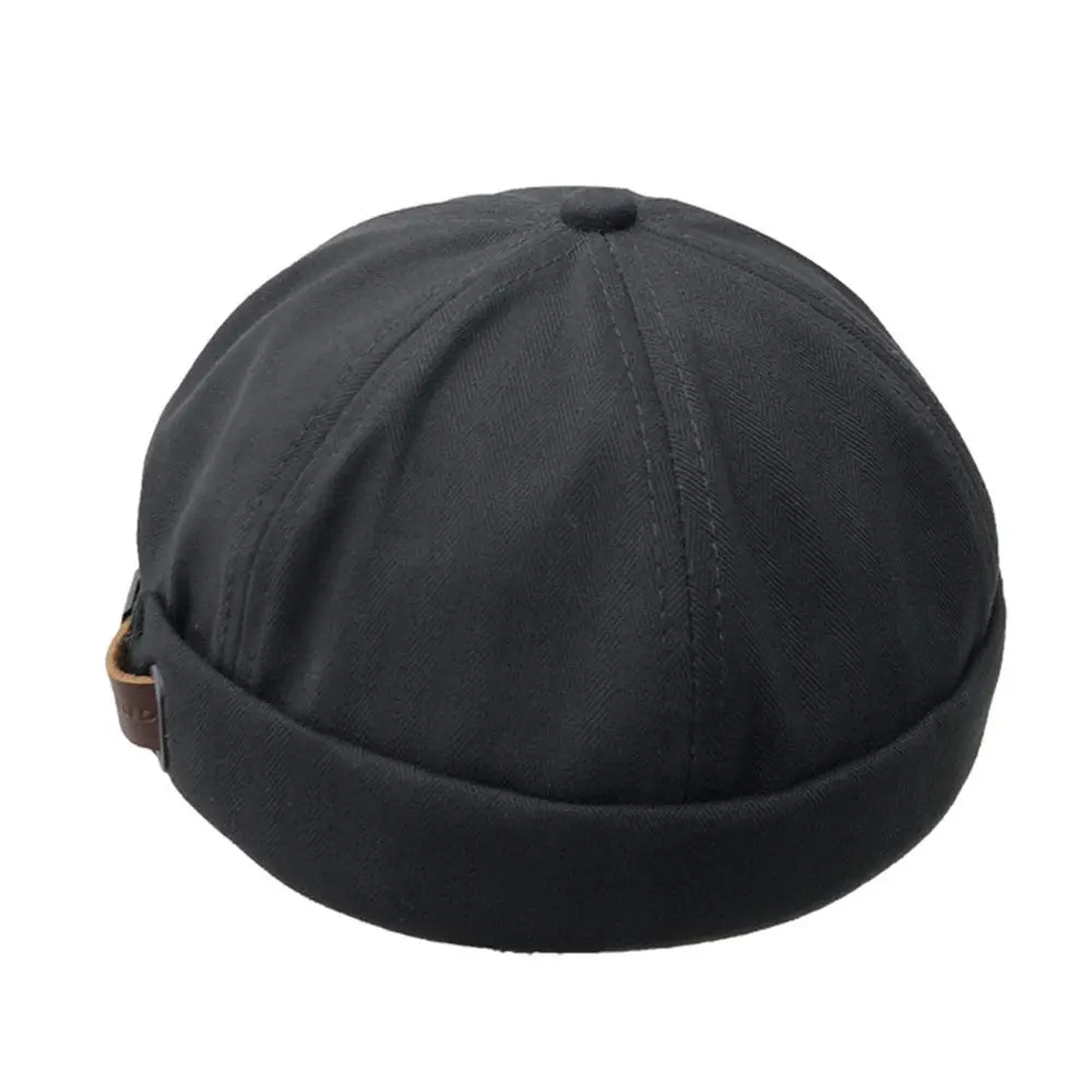 FASHIXD Men Hats Docker Cap Adjustable Cotton Retro Sailor Cap (One Size) - view 2