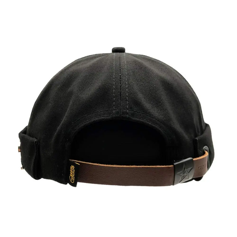 FASHIXD Men Hats Docker Cap Adjustable Cotton Retro Sailor Cap (One Size) - view 3
