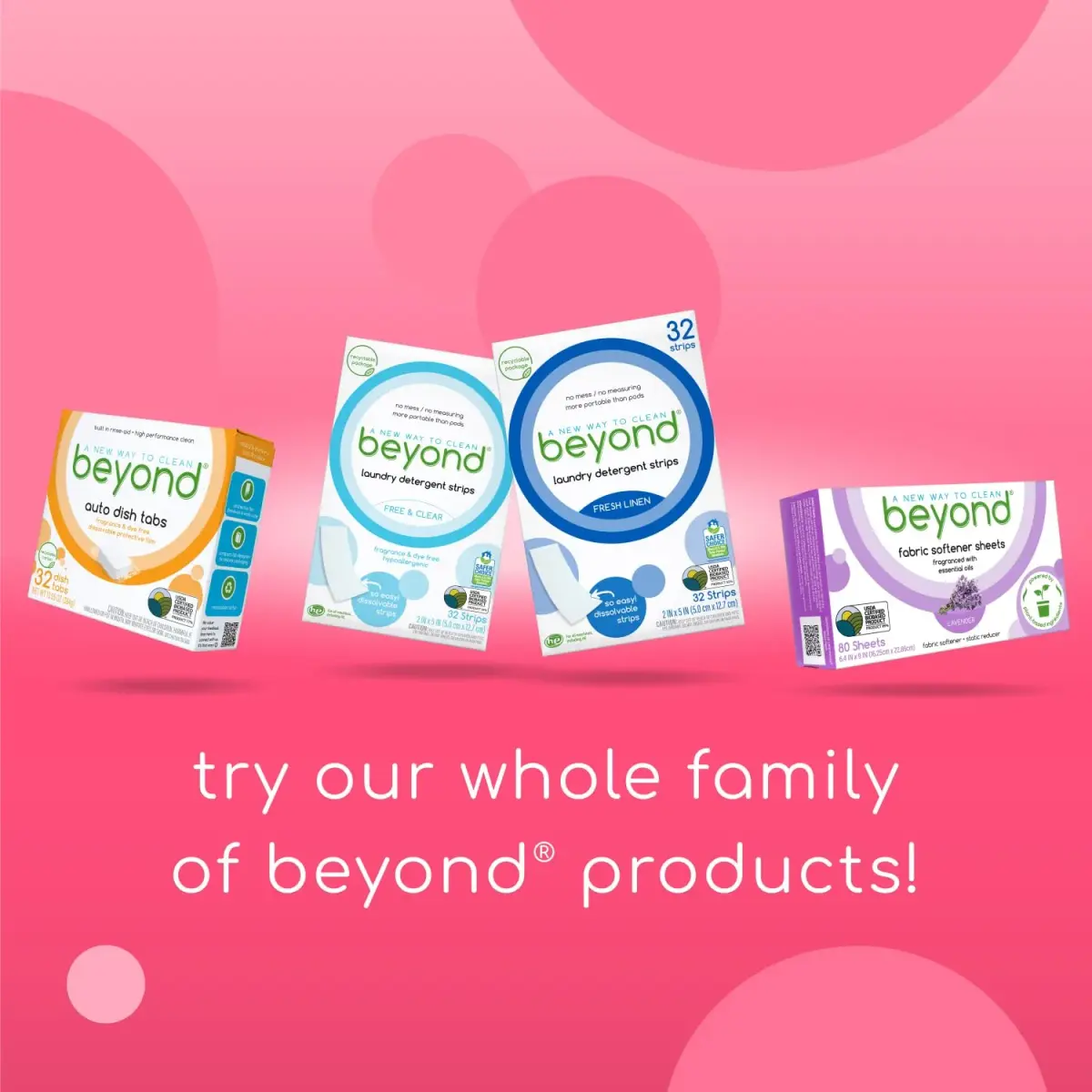 Beyond Auto Dish Tablets - Fragrance & Dye Free 256 Count (32 Count x 8 Boxes) | USDA Certified Biobased Content - view 8