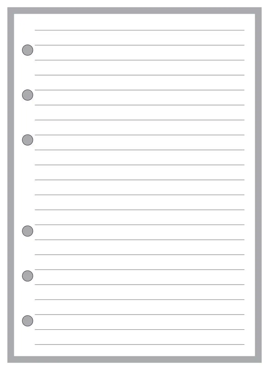 Handy Forms A6 Size Note Paper 50 Sheets | 1/4" Rule, Heavyweight, High-Quality - main product image