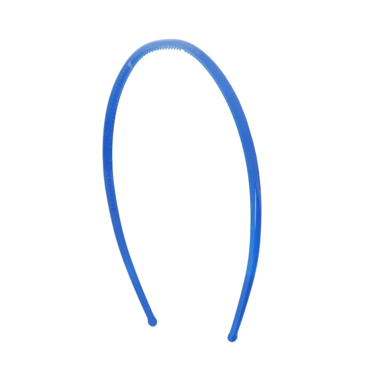 Motique Accessories Thin Plastic Headband with Teeth - Set of 8 Royal Blue | Elegant Hold for Styling - view 2
