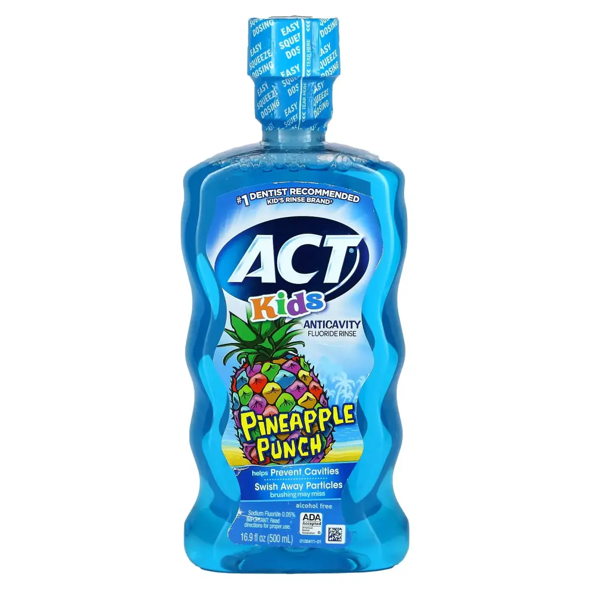 ACT Kids Anticavity Fluoride Rinse Pineapple Punch 16.9 Fl Oz (Pack of 2) | Clinically Proven to Reduce Cavities - view 2