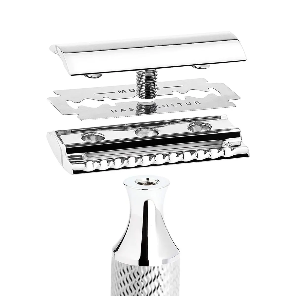 MÜHLE TRADITIONAL R89 Closed Comb Double Edge Safety Razor for Men, 105g (3.7oz) | Precision Shave - view 5