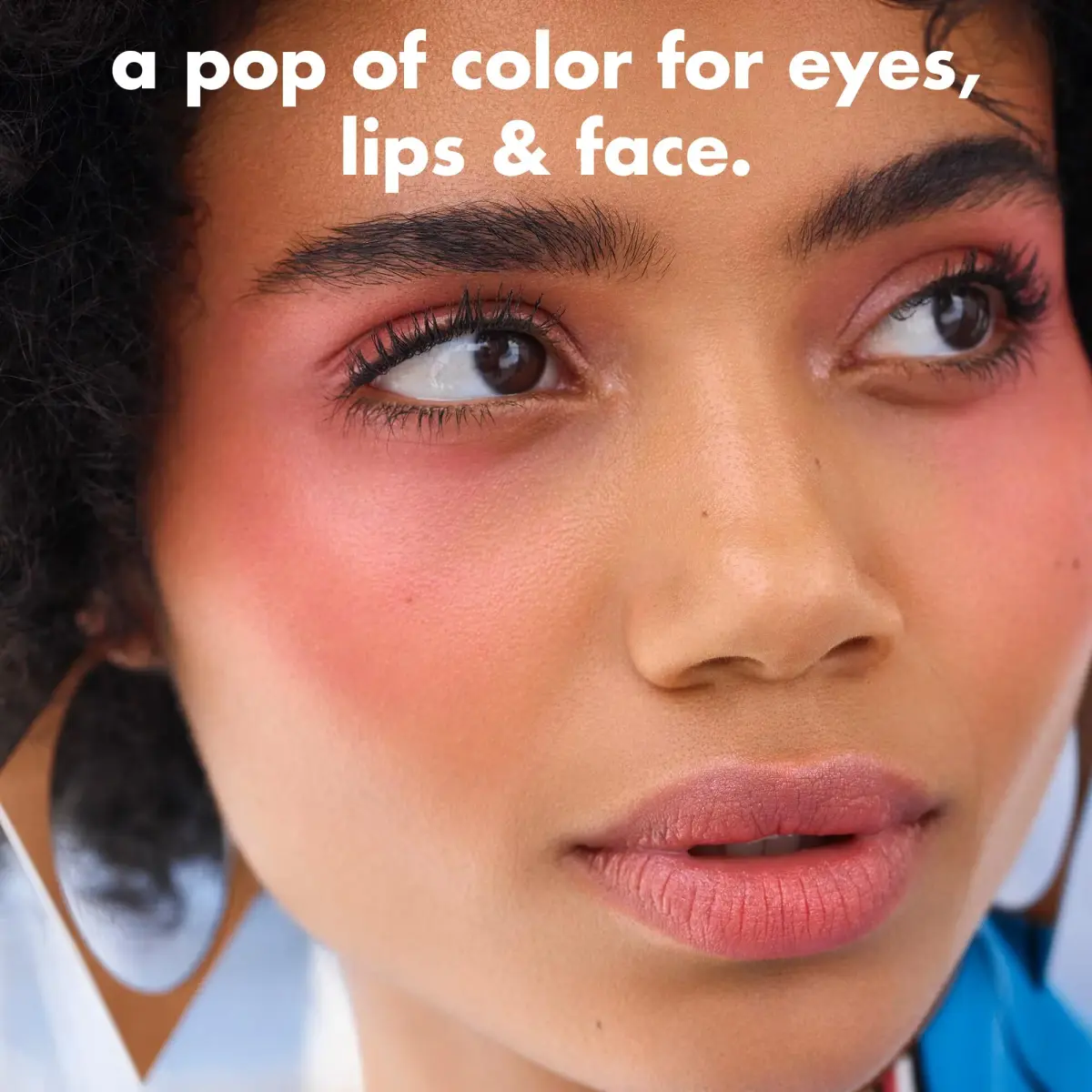 e.l.f. Monochromatic Multi Stick Sparkling Rose 5g (0.17 Oz) | Cream-to-Powder Blush for Eyes, Lips & Cheeks - view 5