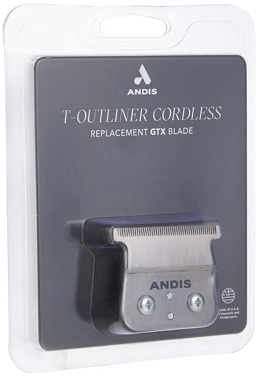 Andis Cordless T-Outliner Li Replacement Deep Tooth GTX Blade, Steel | Long-Lasting Carbon Steel Blade for Precise Hair Trimming - view 3