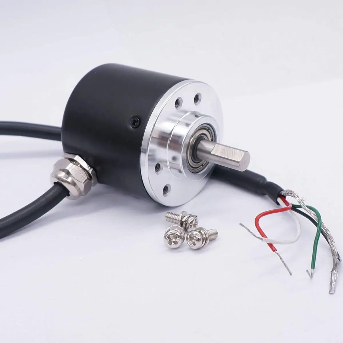 Taiss Incremental Rotary Encoder 600P/R DC 5-24V | Optical AB 2-Phase Quadrature Encoder with 6mm Shaft - view 4