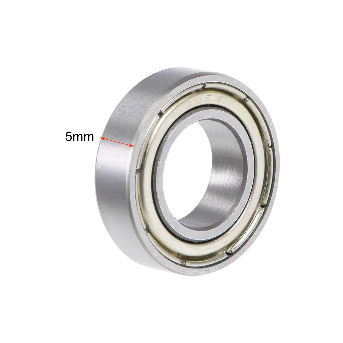 uxcell Deep Groove Ball Bearing 10x19x5mm Chrome Steel 10Pcs | Shielded Type for Industrial & Micro Motors - view 3