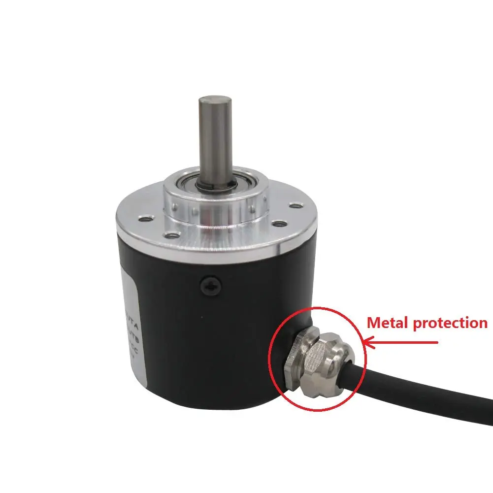 Taiss AB 2 Phase Incremental Rotary Encoder 100P/R DC 5-24V 6mm Shaft | Electronic Component for Control Systems - view 4