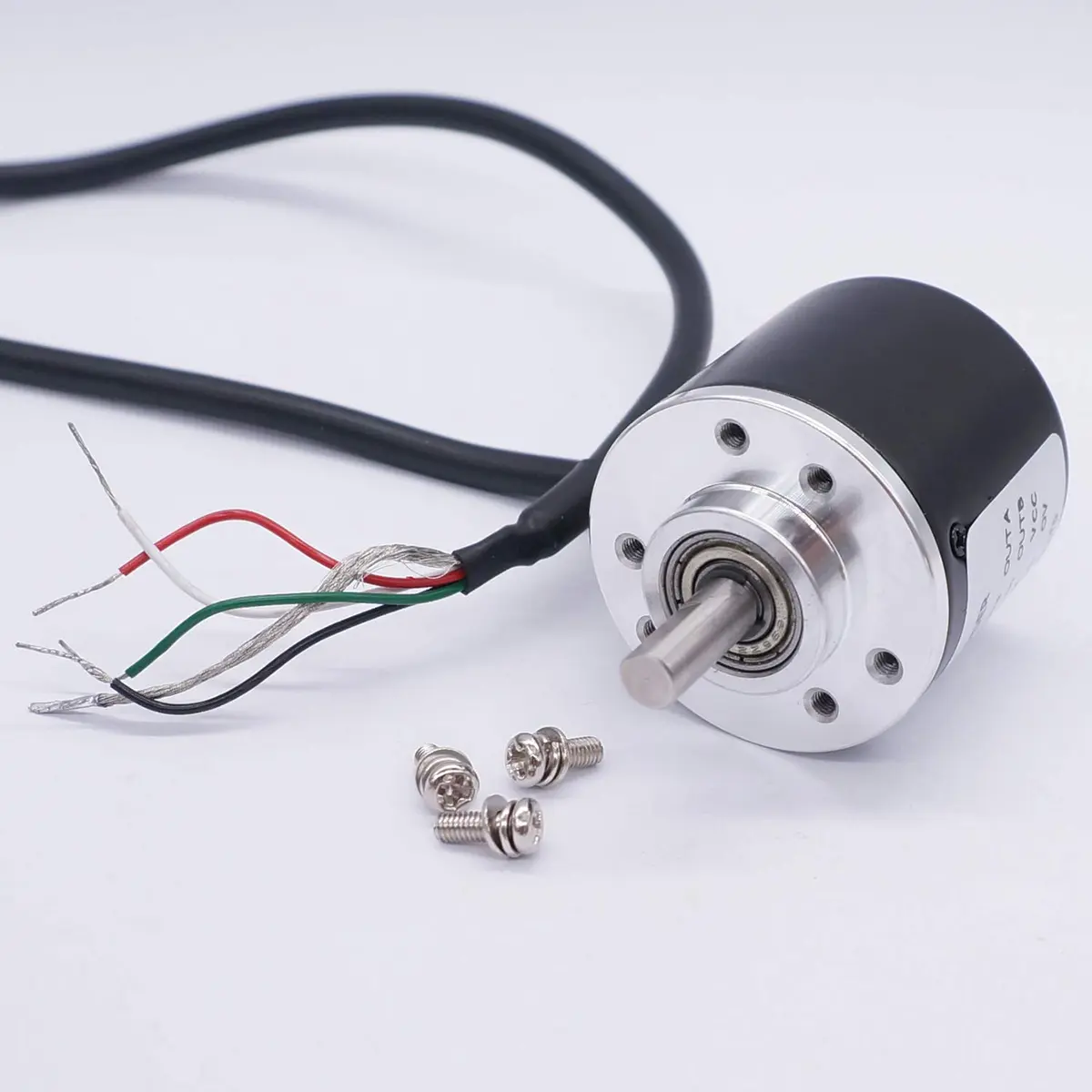 Taiss AB 2 Phase Incremental Rotary Encoder 100P/R DC 5-24V 6mm Shaft | Electronic Component for Control Systems - view 2