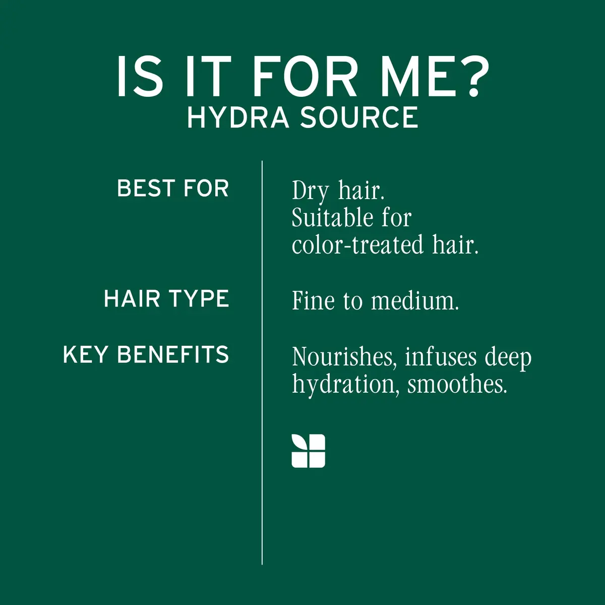 Biolage Hydra Source Deep Treatment Mask – For Dry Hair, 3.3 fl oz | Intense Hydration & Nourishment - view 5