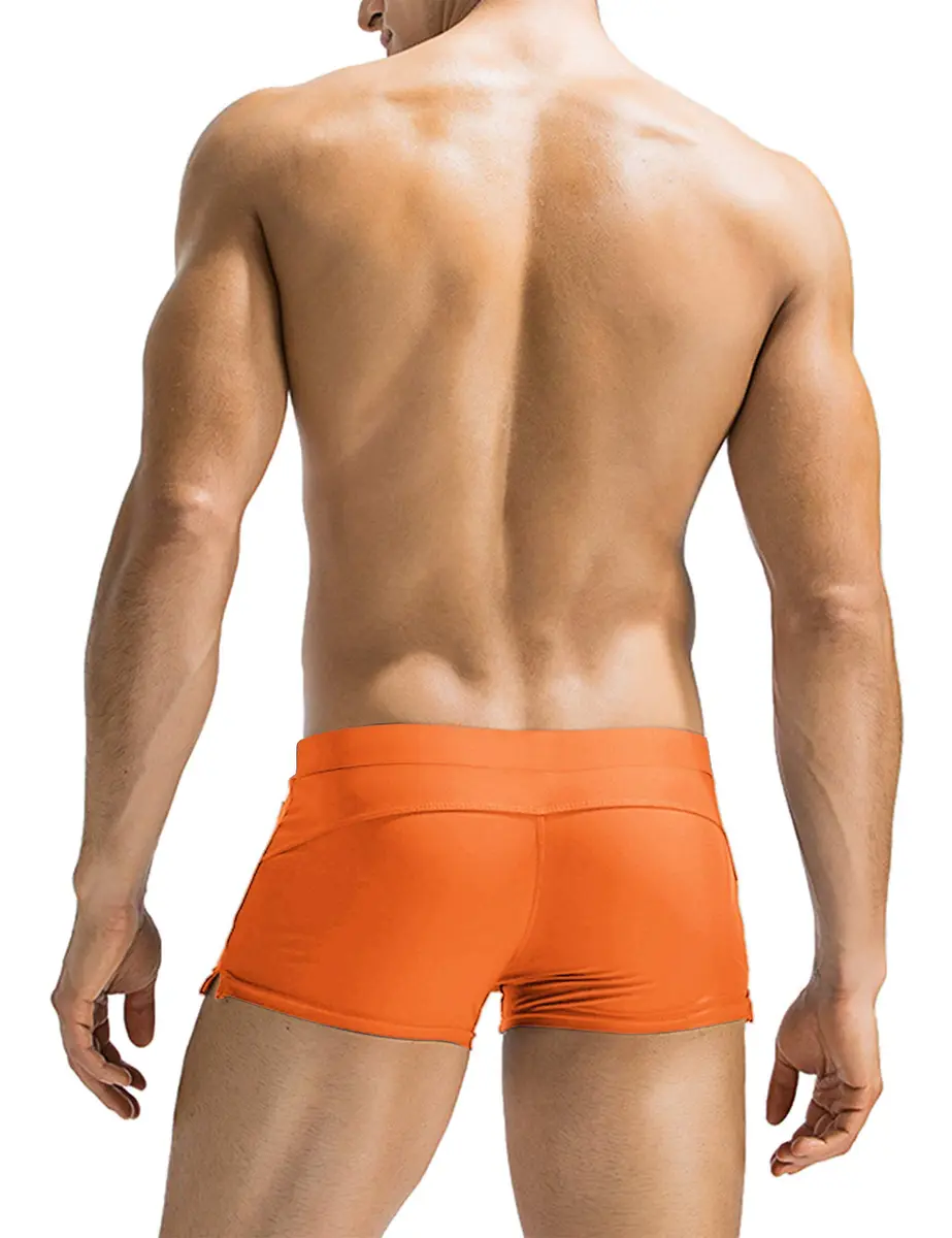 COOFANDY Mens Swim Trunks Bathing Suit Swim Brief Square Leg Board Short | Quick Dry, Zipper Pockets, Adjustable Drawstring, Water Sport Ready - view 3