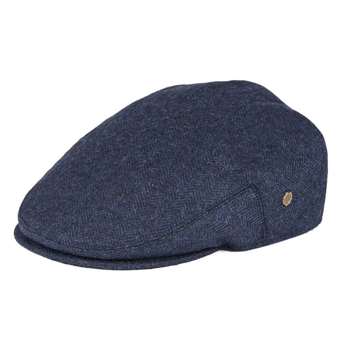 VOBOOM Men Wool Blend Flat Ivy Gatsby Hat Newsboy Cap (Navy, 7 3/8) | Classic Wool Blend Newsboy Cap for Men - main product image