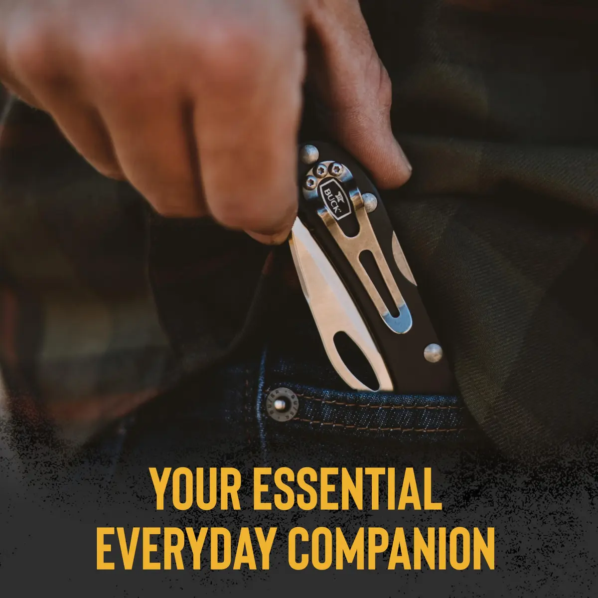 Buck Knives 726 Mini Spitfire EDC Pocket Knife, Black, 2.1 oz | Compact, Durable, Made in USA - view 6