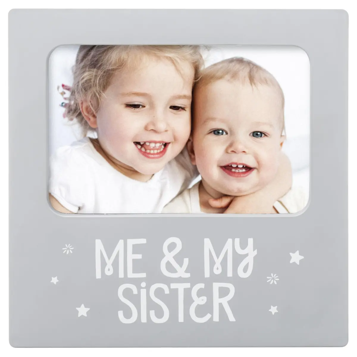 Tiny Ideas Me & My Sister Sibling Photo Frame 19 cm (7.25 in) | Cherish Sibling Bond - main product image