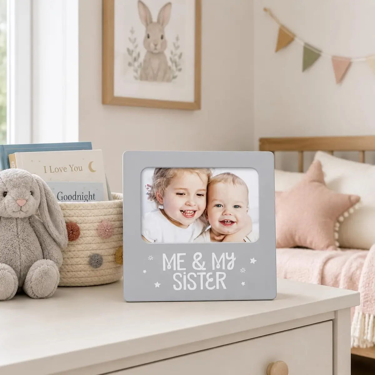 Tiny Ideas Me & My Sister Sibling Photo Frame 19 cm (7.25 in) | Cherish Sibling Bond - view 7