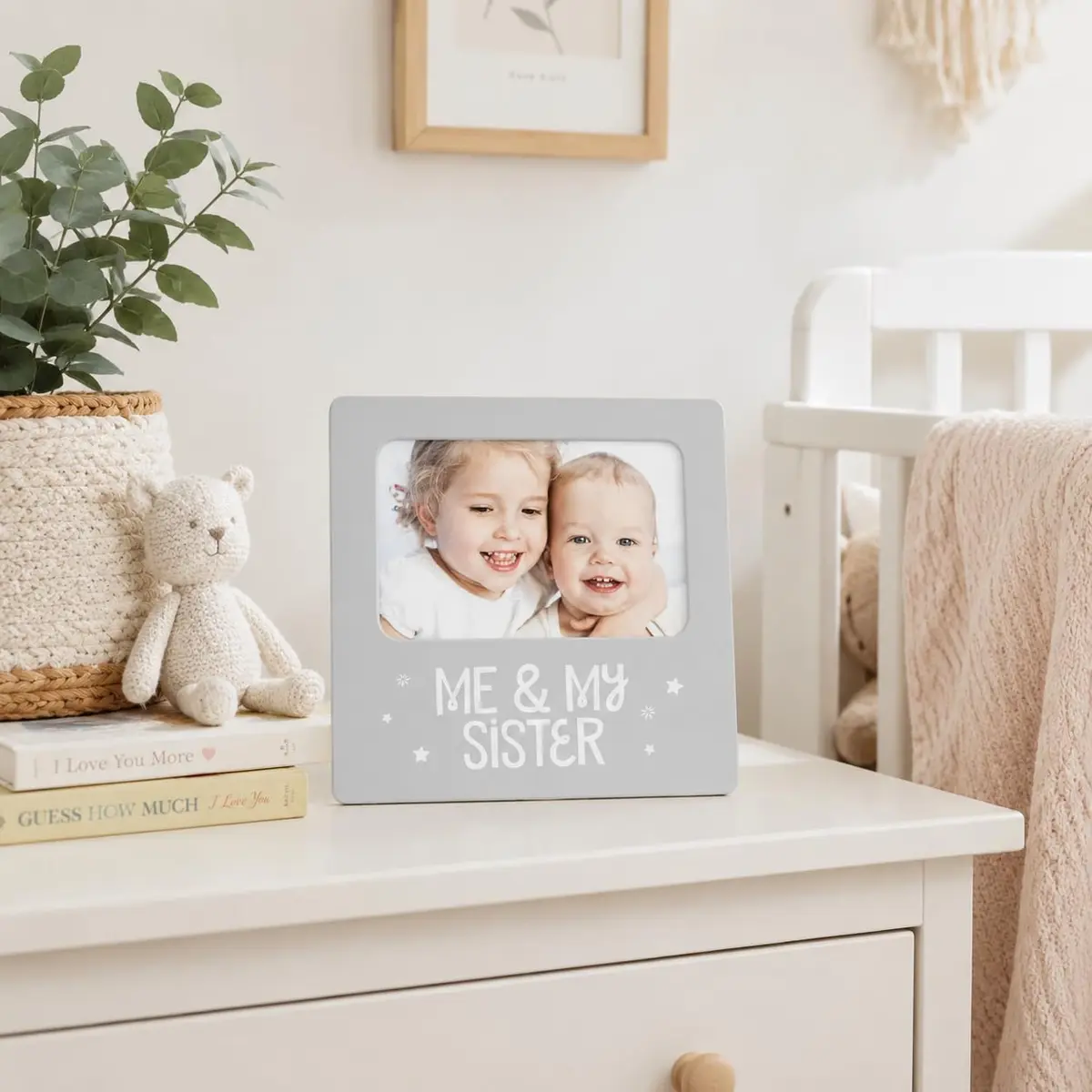 Tiny Ideas Me & My Sister Sibling Photo Frame 19 cm (7.25 in) | Cherish Sibling Bond - view 8